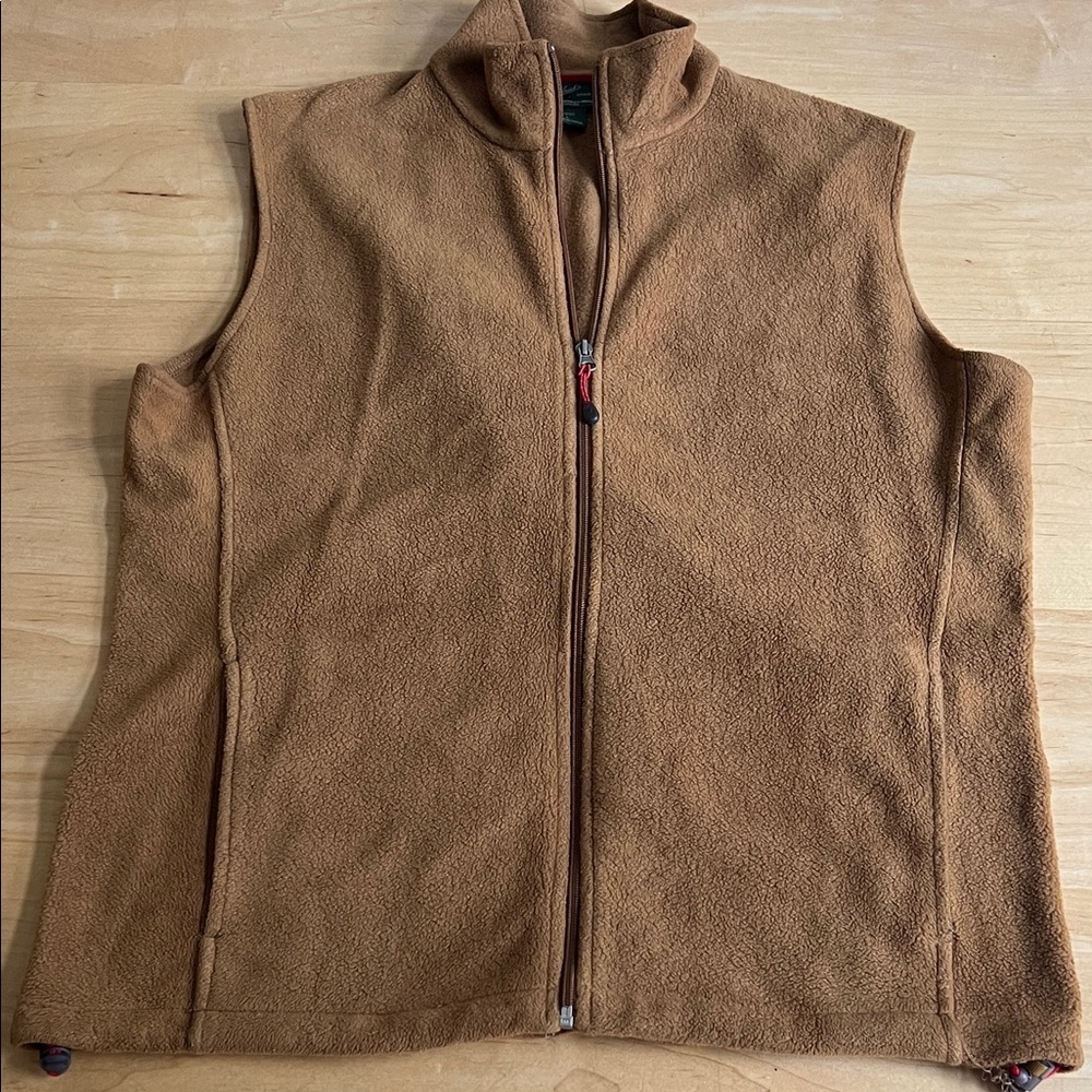 Woolrich Tan Fleece Vest